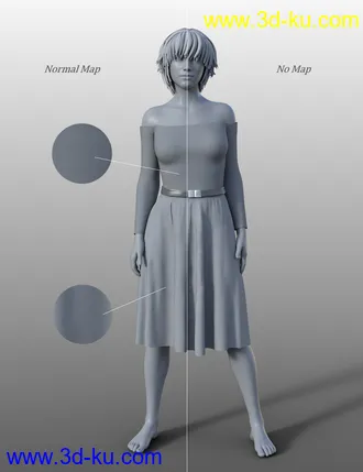 3D打印模型dForce Summer Fashion Outfit for Genesis 8 Female(s)的图片