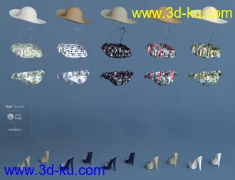 3D打印模型dForce Summer Frills For Genesis 8 Female(s)的图片