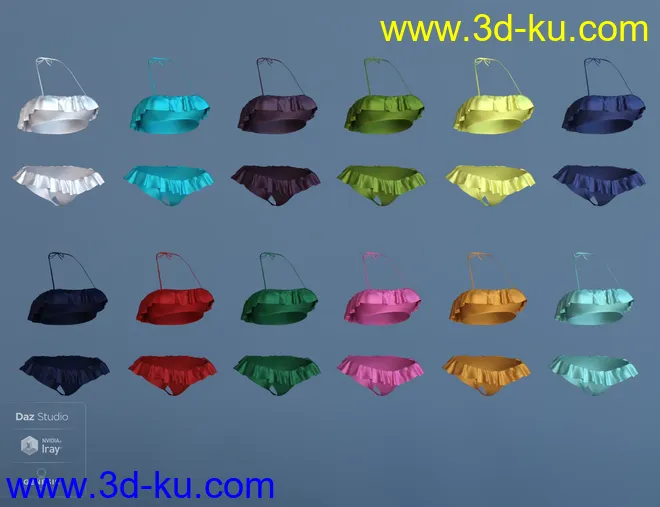 dForce Summer Frills For Genesis 8 Female(s)模型的图片8