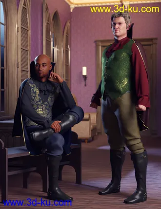 3D打印模型dForce The Count Outfit for Genesis 8 Male(s)的图片