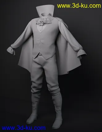 3D打印模型dForce The Count Outfit for Genesis 8 Male(s)的图片