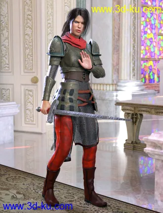 3D打印模型dForce The Dark Hunter for Genesis 8 Female(s)的图片