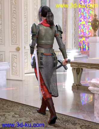 3D打印模型dForce The Dark Hunter for Genesis 8 Female(s)的图片
