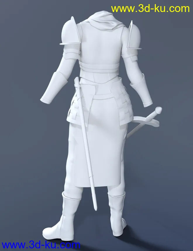 dForce The Dark Hunter for Genesis 8 Female(s)模型的图片7
