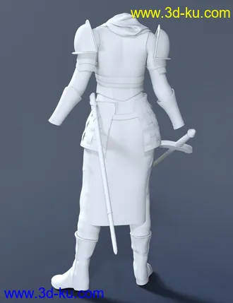 3D打印模型dForce The Dark Hunter for Genesis 8 Female(s)的图片