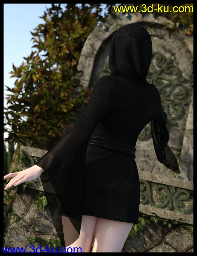 dForce The Latest Witch for Genesis 8 Female模型的图片1