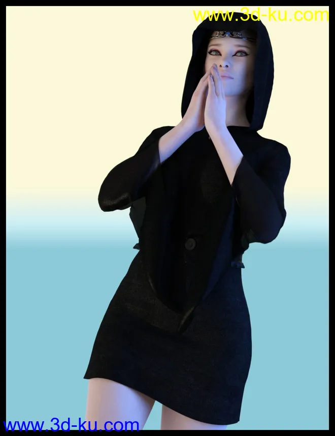 dForce The Latest Witch for Genesis 8 Female模型的图片4
