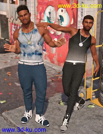 3D打印模型dForce Urban Ace Outfit Textures的图片