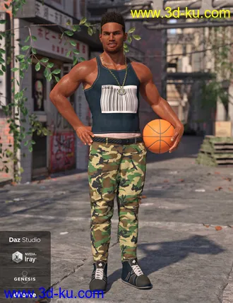 3D打印模型dForce Urban Ace Outfit Textures的图片