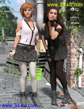 3D打印模型dForce Urban Adventure Textures的图片