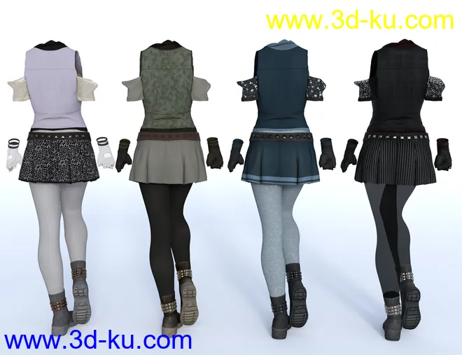 dForce Urban Adventure Textures模型的图片2