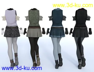 3D打印模型dForce Urban Adventure Textures的图片