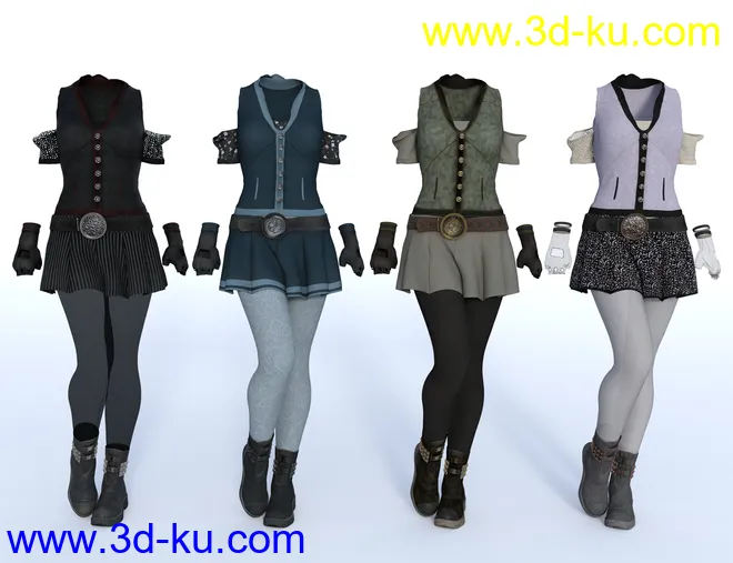 dForce Urban Adventure Textures模型的图片3