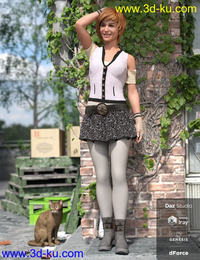 dForce Urban Adventure Textures模型的图片4