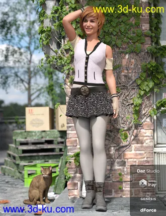3D打印模型dForce Urban Adventure Textures的图片