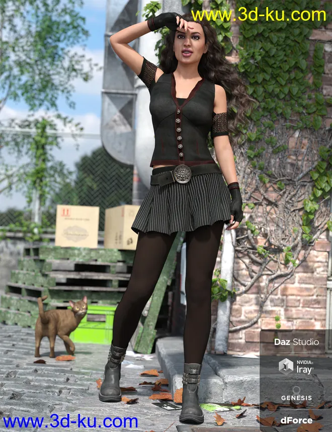 dForce Urban Adventure Textures模型的图片5