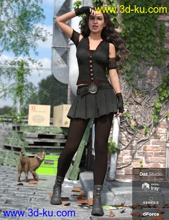 3D打印模型dForce Urban Adventure Textures的图片