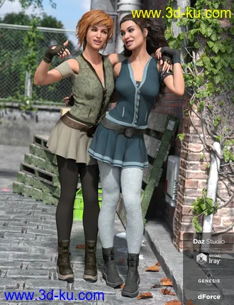 3D打印模型dForce Urban Adventure Textures的图片