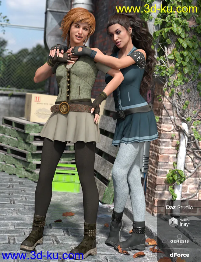 dForce Urban Adventure Textures模型的图片7