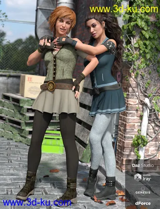 3D打印模型dForce Urban Adventure Textures的图片