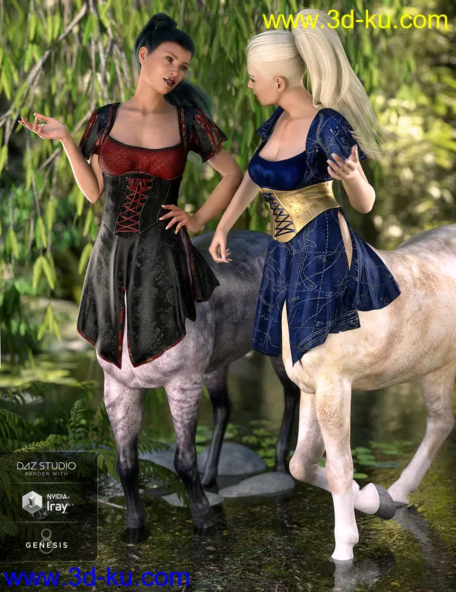 dForce Willow Outfit Textures模型的图片1