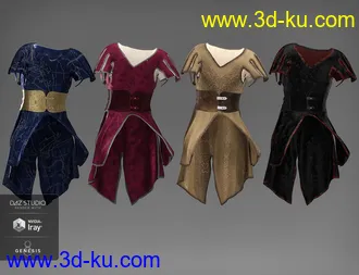 3D打印模型dForce Willow Outfit Textures的图片