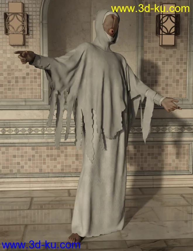 dForce Wraith for Genesis 8 Male模型的图片2