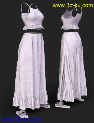 3D打印模型dForce X-Fashion Boho Chic Outfit 04 for Genesis 8 Female(s)的图片