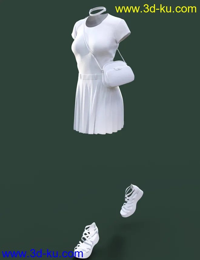 dForce Young Casual Style Outfit for Genesis 8 Female(s)模型的图片5