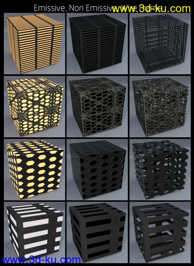 DG Iray Sci-Fi Surface Lights Shader模型的图片3
