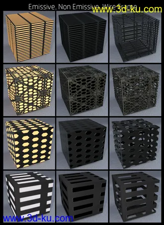 3D打印模型DG Iray Sci-Fi Surface Lights Shader的图片