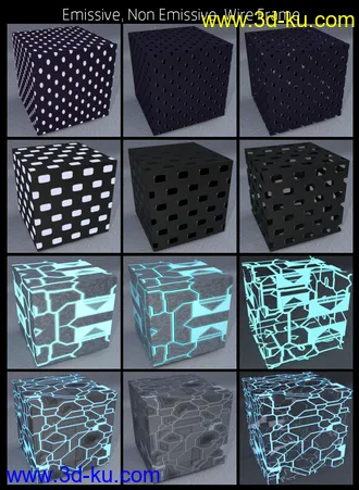 3D打印模型DG Iray Sci-Fi Surface Lights Shader的图片