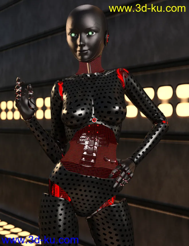 DG Iray Sci-Fi Surface Lights Shader模型的图片8