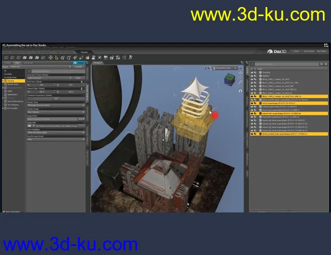 Digital Kit Bashing - Cities, Landscapes and Structures模型的图片13