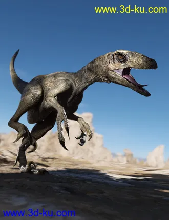 3D打印模型Dinosaurs Series - Deinonychus by AMLM的图片
