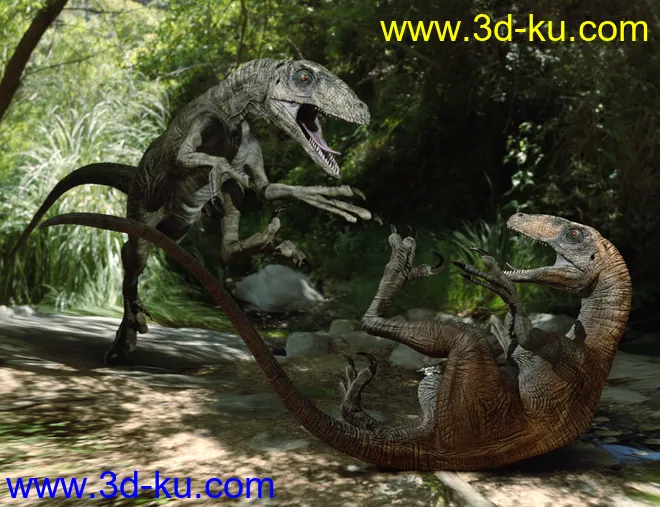 Dinosaurs Series - Deinonychus by AMLM模型的图片2