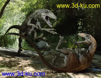 3D打印模型Dinosaurs Series - Deinonychus by AMLM的图片