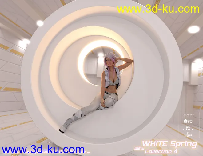 DMs WHITE Spring - Collection 4模型的图片1