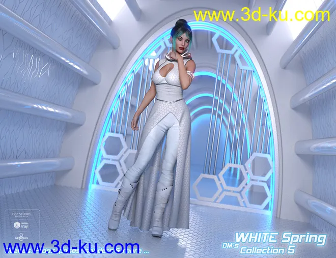 DMs WHITE Spring - Collection 5模型的图片1
