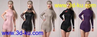 3D打印模型DressUp Collection Outfits and Poses for Genesis 8 Female的图片