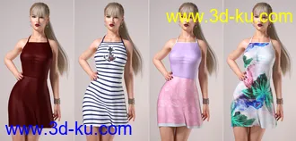 3D打印模型DressUp Collection Outfits and Poses for Genesis 8 Female的图片