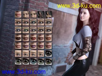 3D打印模型Drew for Genesis 8 Female(s)的图片
