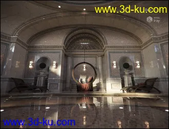 3D打印模型Driftwood Spa and Pool的图片