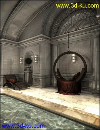3D打印模型Driftwood Spa and Pool的图片