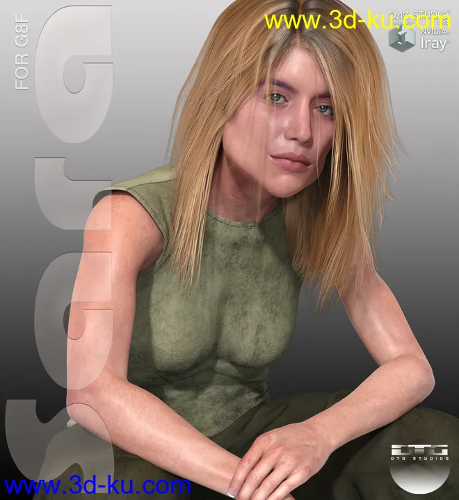 DTG Studios Sara for G8 Female模型的图片1