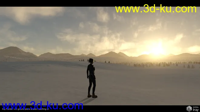 Easy Environments - Winter II Night & Dawn模型的图片4