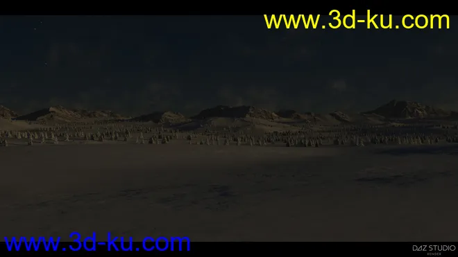 Easy Environments - Winter II Night & Dawn模型的图片6