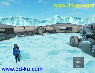 3D打印模型Easy Snap Universal Habitat的图片
