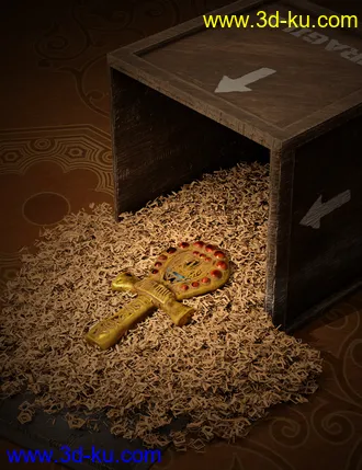 3D打印模型Egyptian Artifacts的图片
