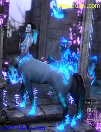 3D打印模型Eleia for Genesis 8 Female Centaur的图片
